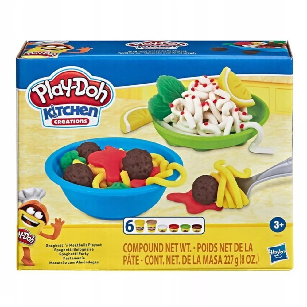 NEW Play Doh Kitchen Creations Spaghetti 'n Meatballs Playset